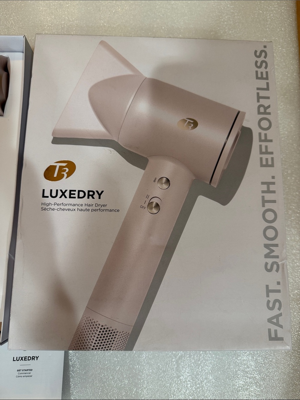 T3 LUXEDRY Hair Dryer in Rose Blush